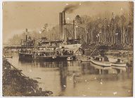 Dredge boats in Core Creek